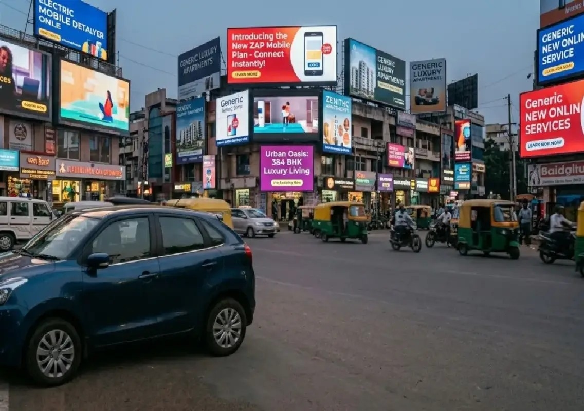 High Court seeks action plan to remove illegal LED hoardings - News Karnataka