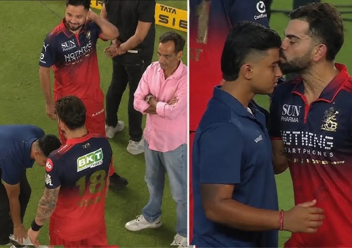 Kohli and teen sensation Vaibhav share touching IPL moment - News Karnataka