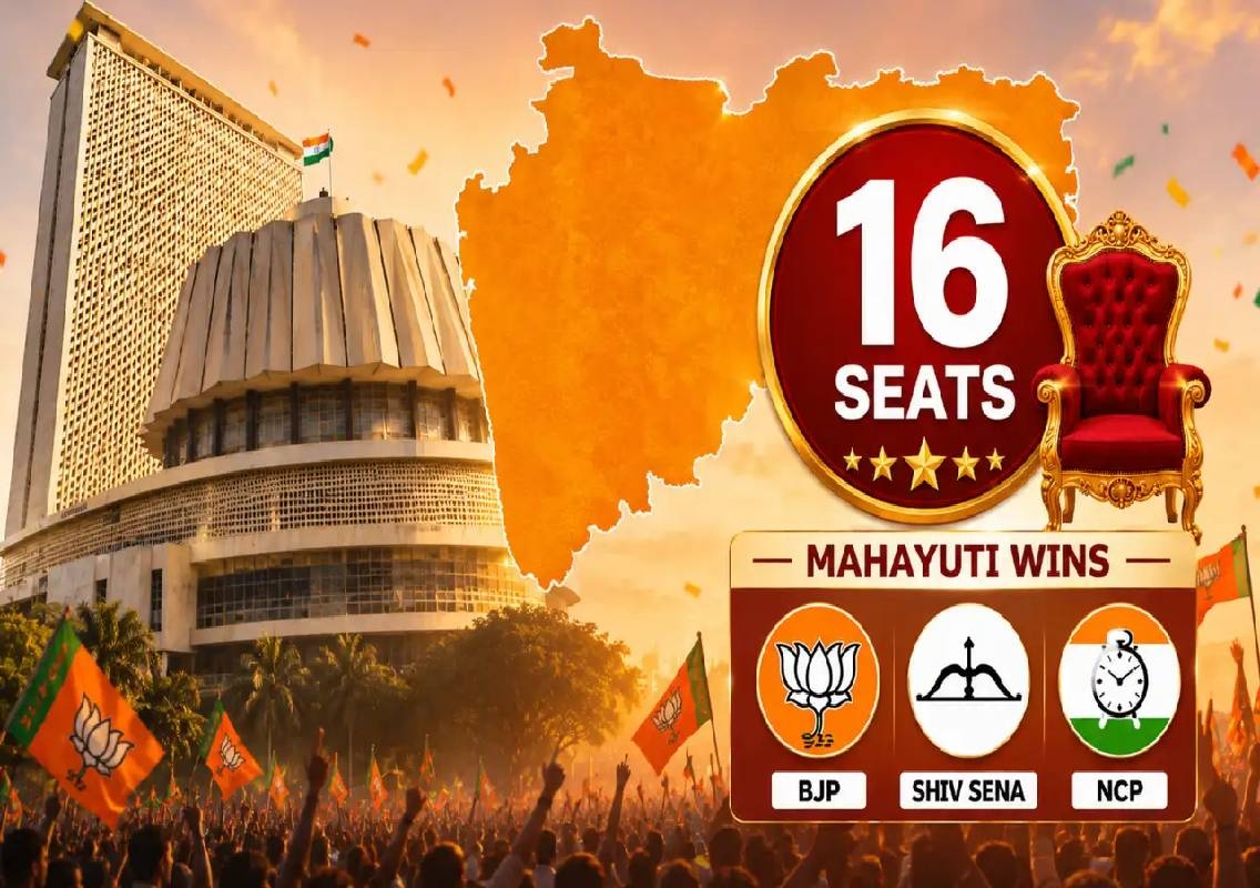 Mahayuti wins 16 seats in Maharashtra Council polls - News Karnataka