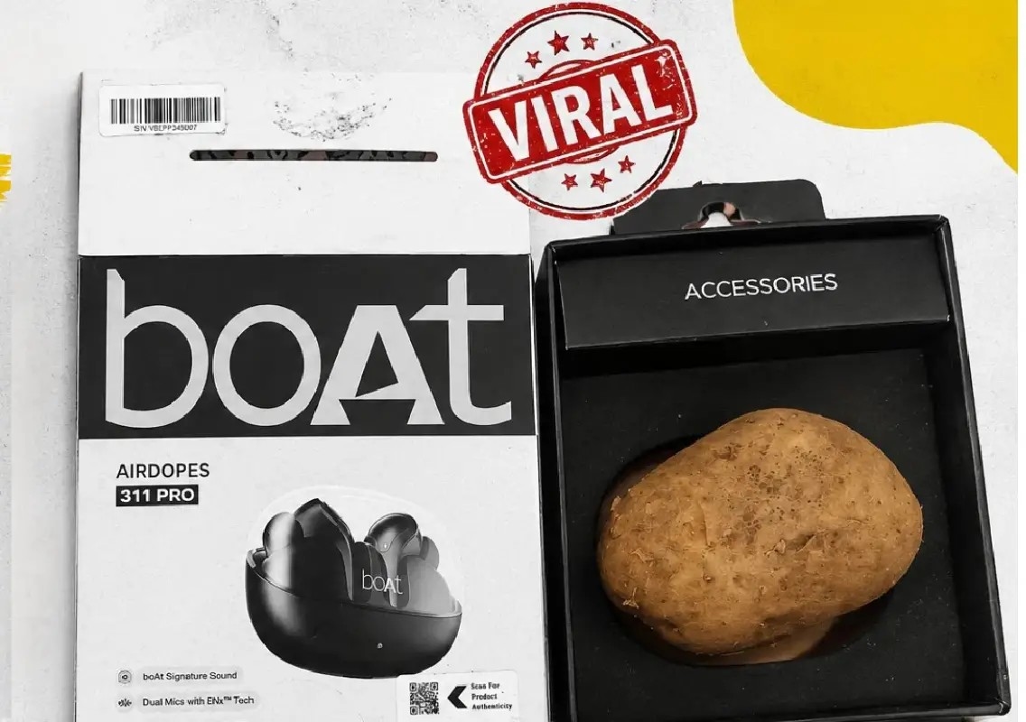 Man orders earbuds, gets potato in surprise delivery - News Karnataka