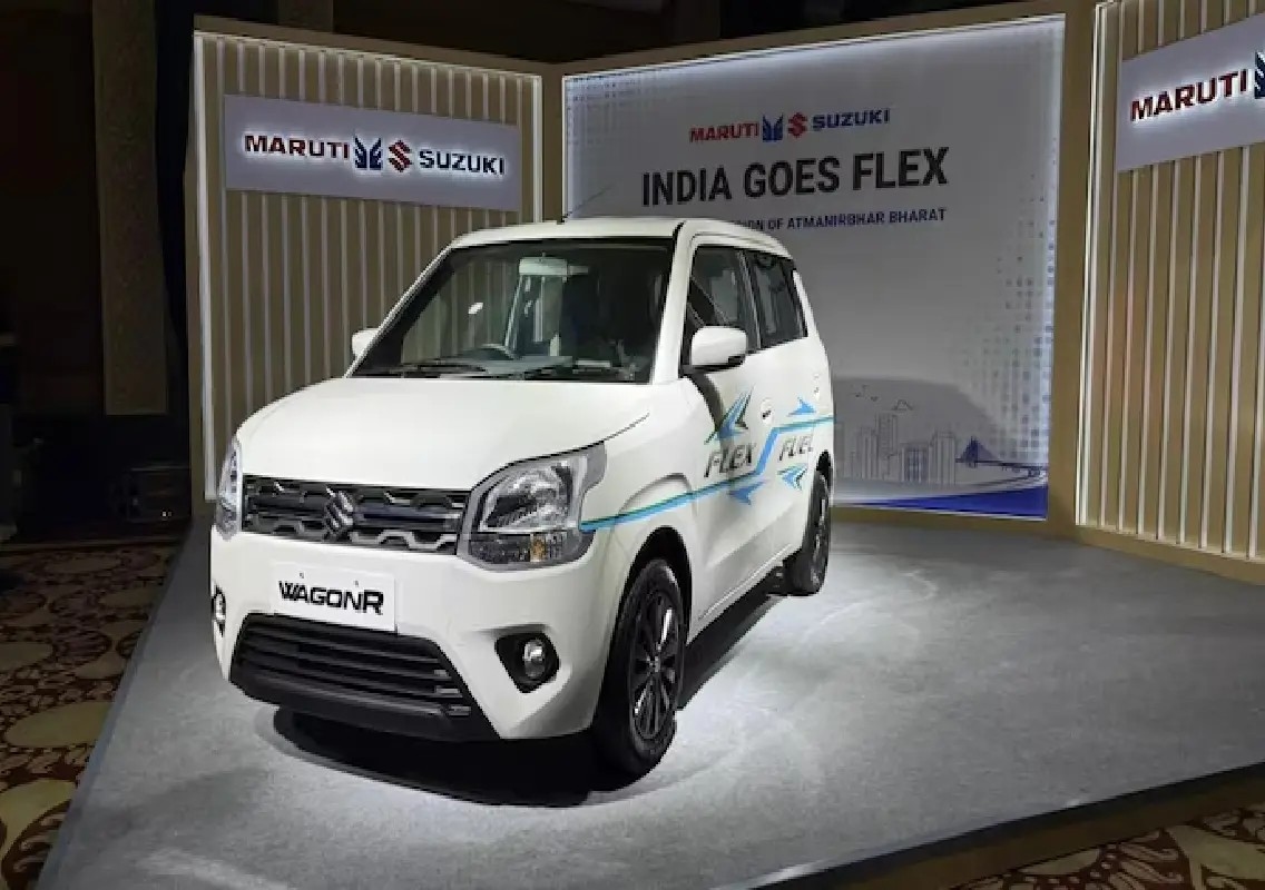 Maruti unveils India's first E100-compatible flex-fuel car - News Karnataka