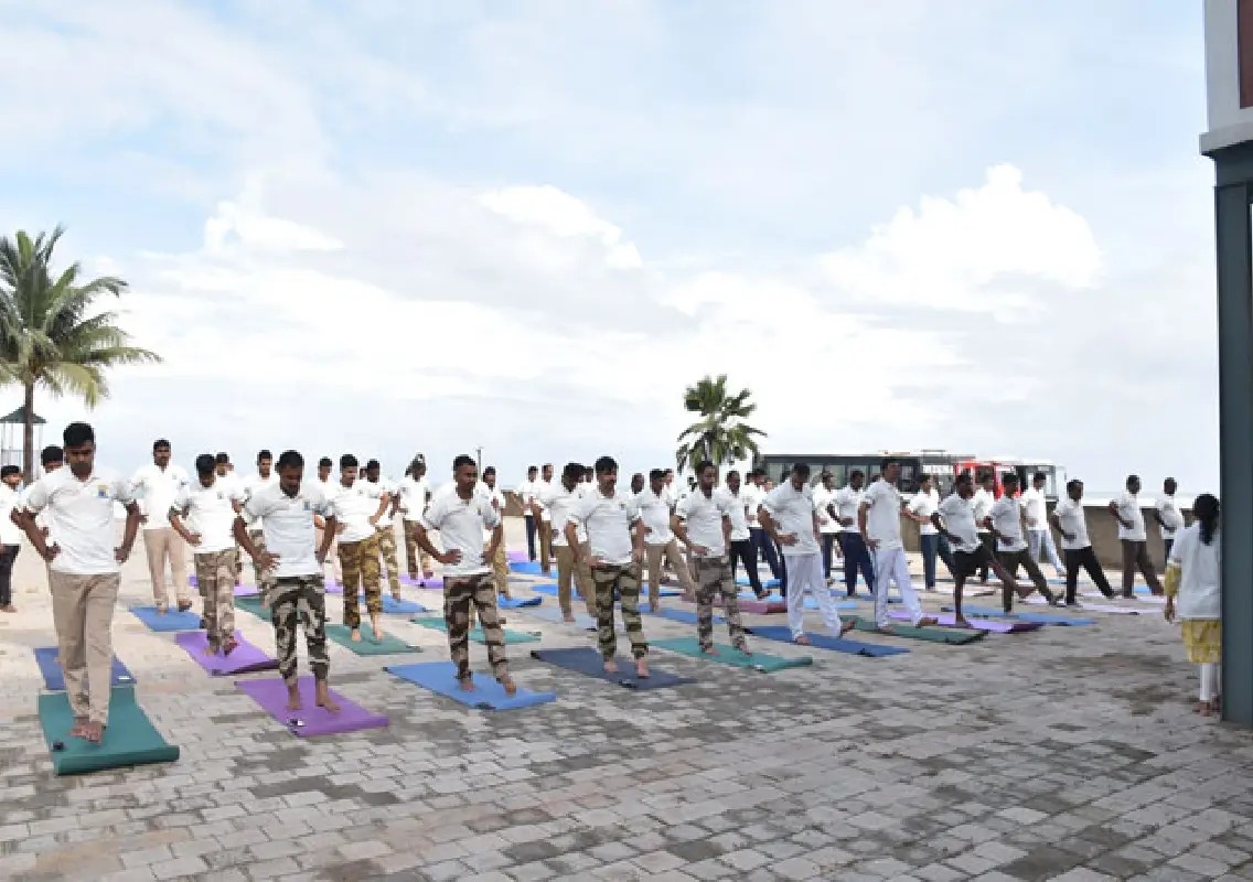 NMPA celebrates International Day of Yoga with mass session - News Karnataka