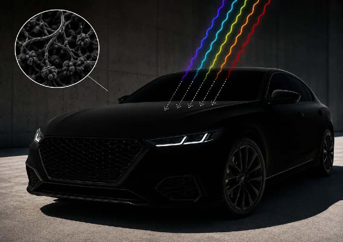 New ultra-black car paint absorbs 99.9% of light, could transform luxury vehicles - News Karnataka