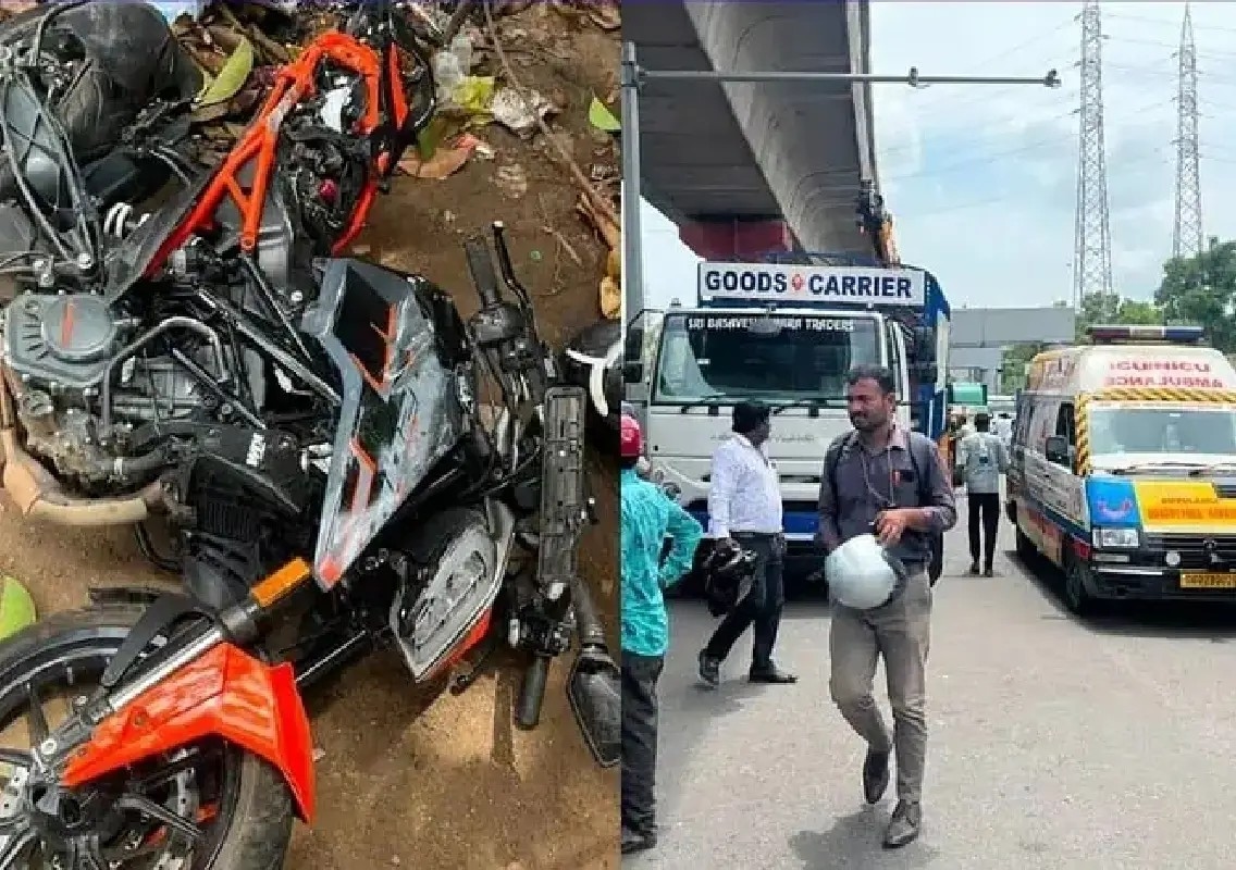 Newly married couple killed after gas tanker hits bike - News Karnataka