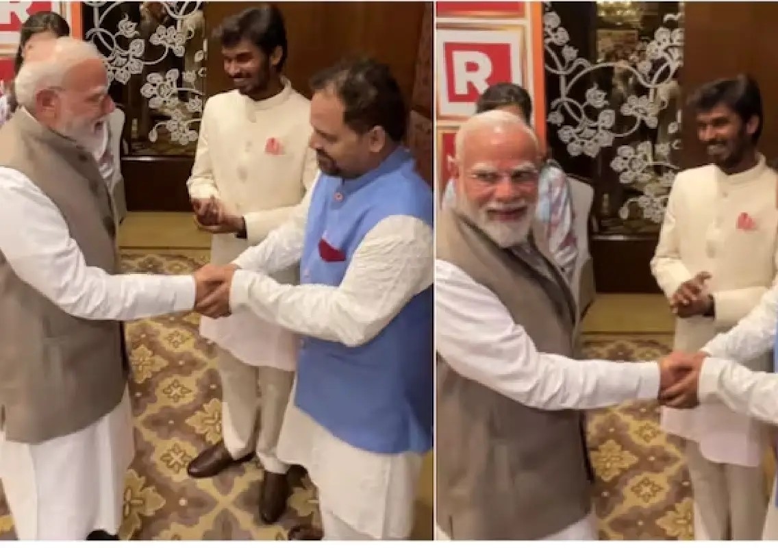 PM Modi's meeting with Panchayat stars goes viral - News Karnataka