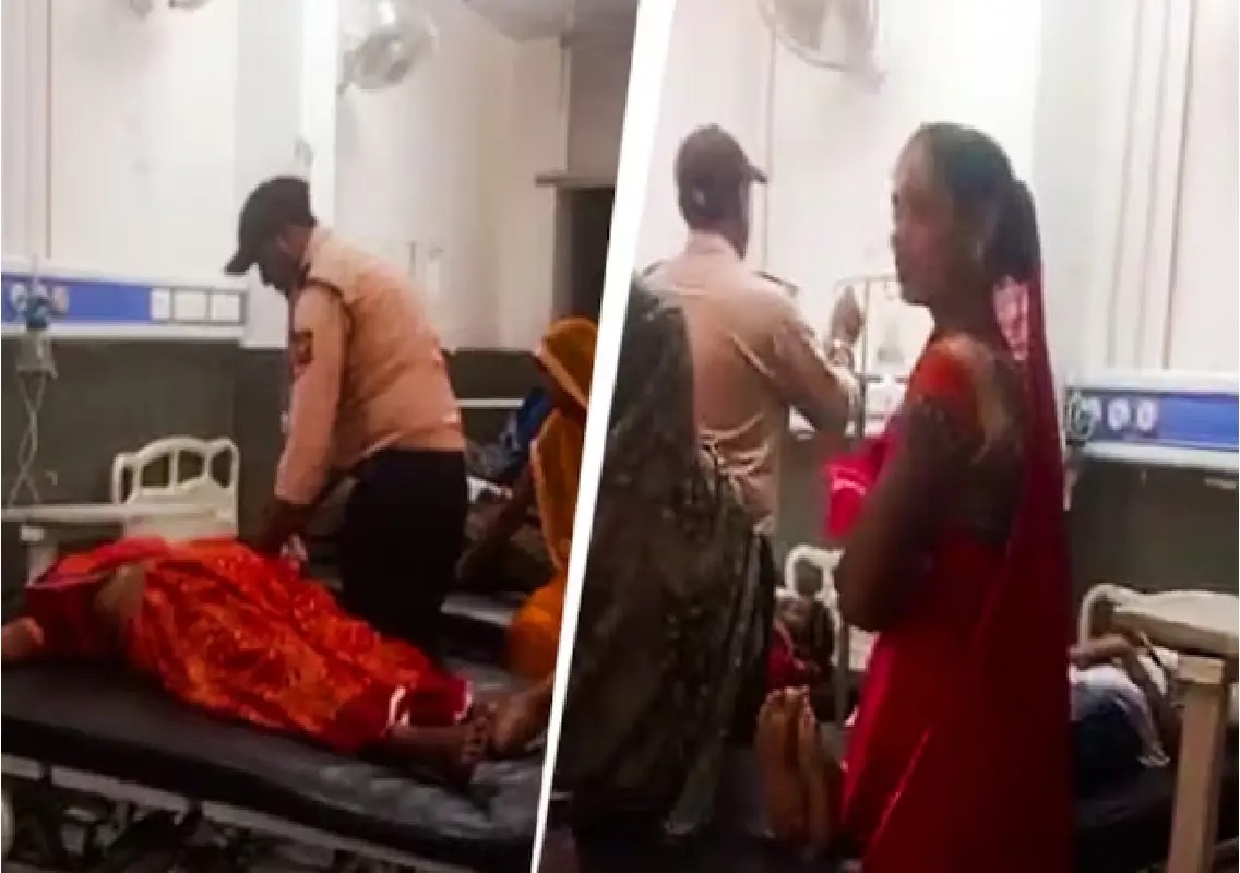 Probe ordered after security guard seen administering IV drip at MP hospital: WATCH - News Karnataka