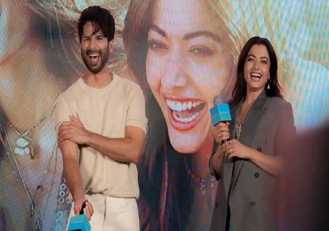 Rashmika wants to work with Shahid Kapoor again - News Karnataka