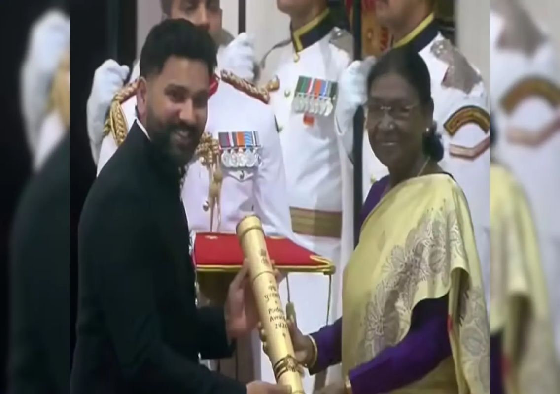 Rohit Sharma honoured with Padma Shri - News Karnataka