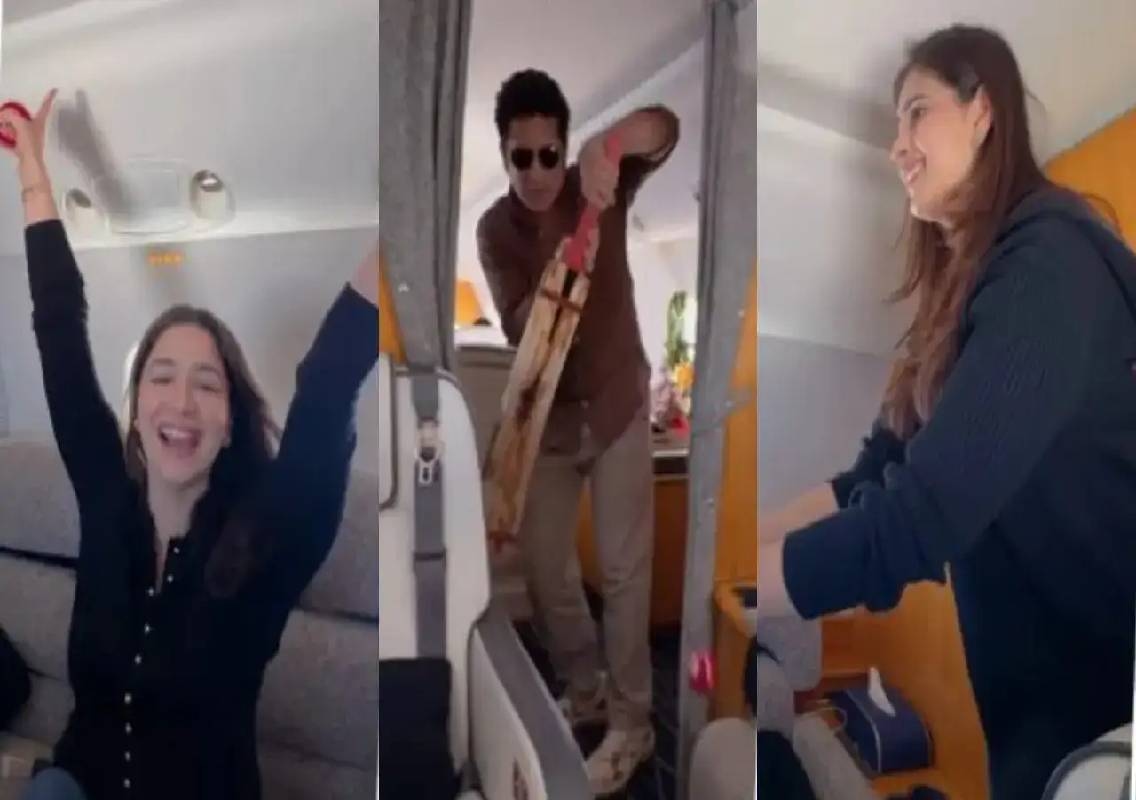 Sachin Tendulkar Plays Cricket Inside Airplane - News Karnataka
