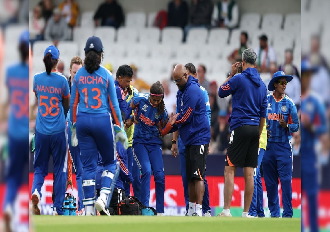Shreyanka injury setback for India in T20 World Cup - News Karnataka
