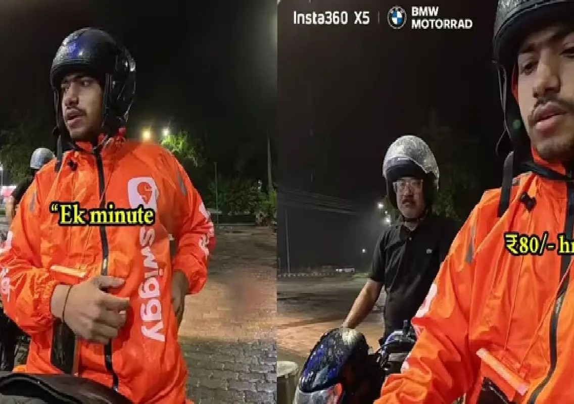 Stranger's ₹80 gesture for Swiggy rider wins hearts online: WATCH - News Karnataka