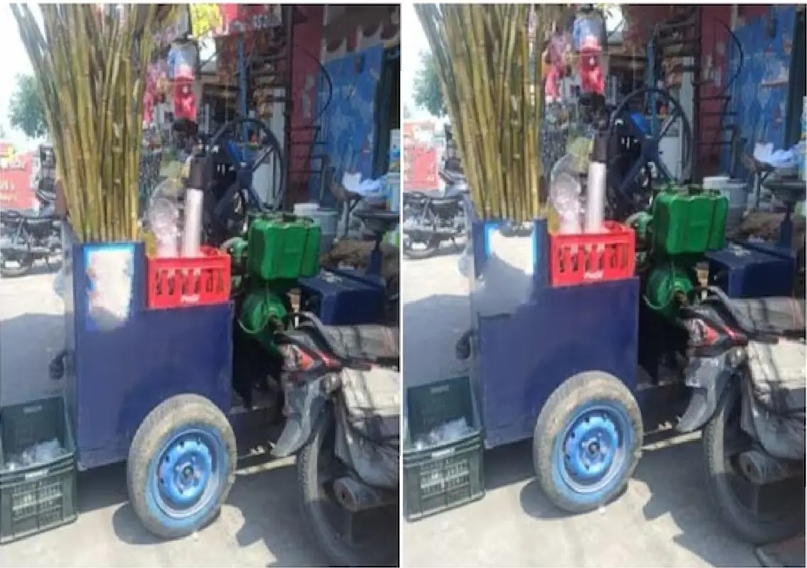 Sugarcane juice vendor surprises customer with 1.25 lakh Instagram followers - News Karnataka