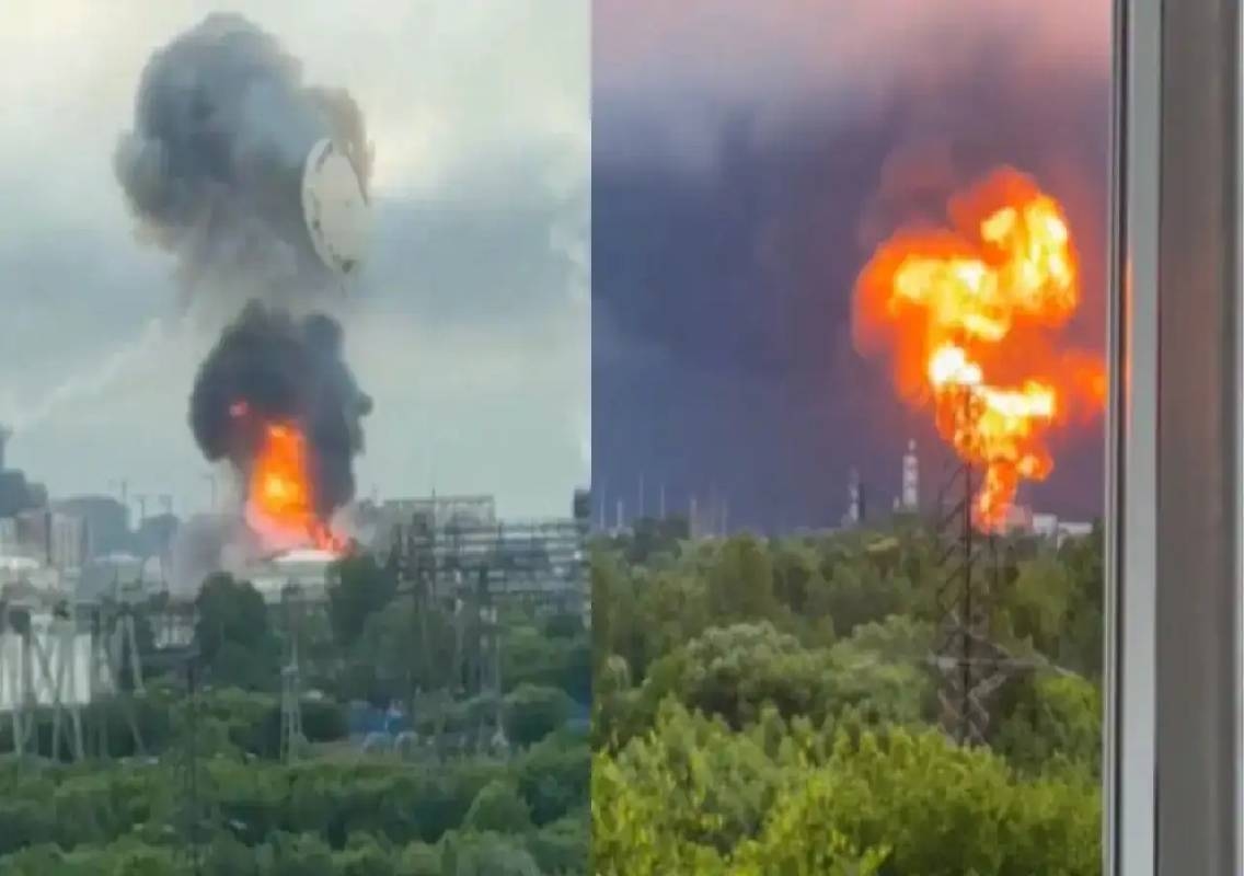 Ukrainian Drone Strike Hits Refinery Near Moscow - News Karnataka