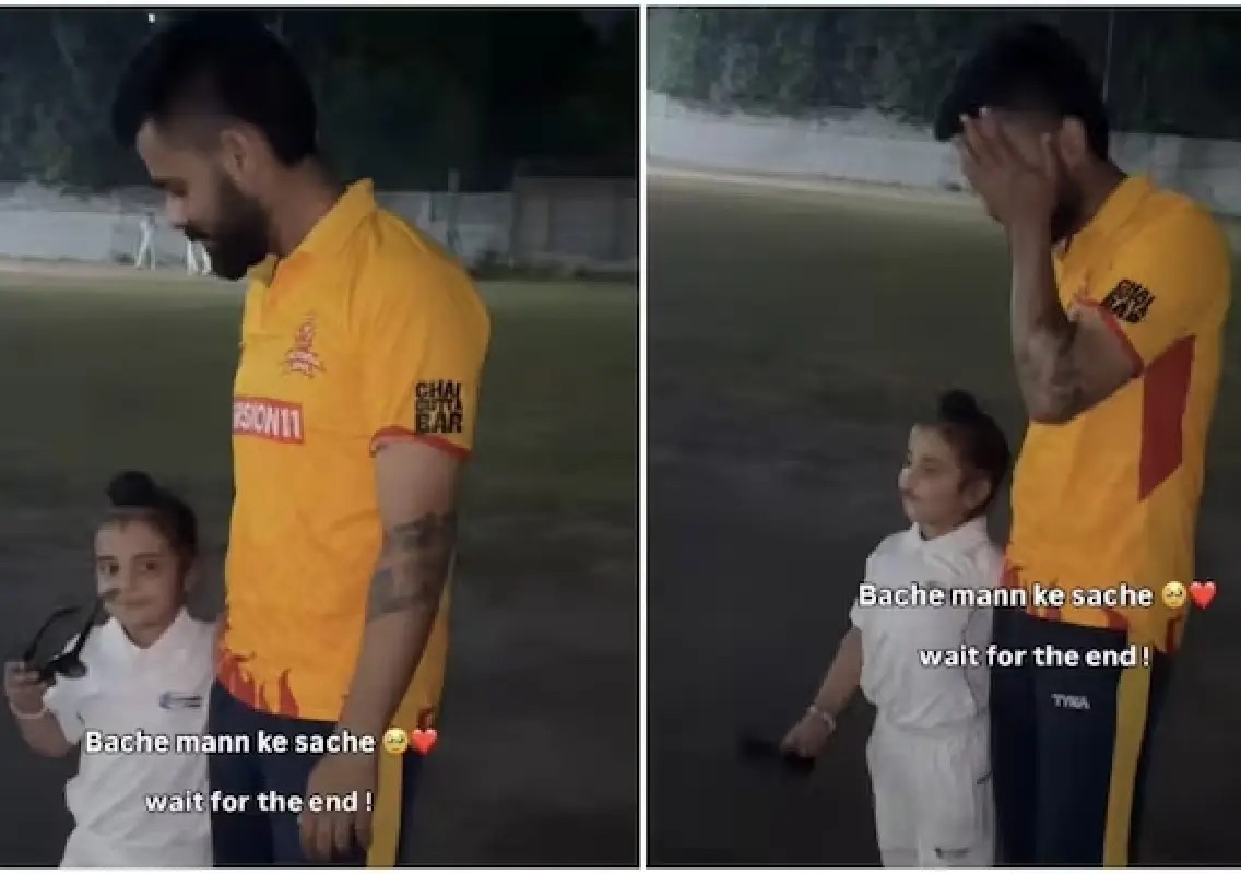 Toddler mistakes lookalike for Virat Kohli in viral video - News Karnataka