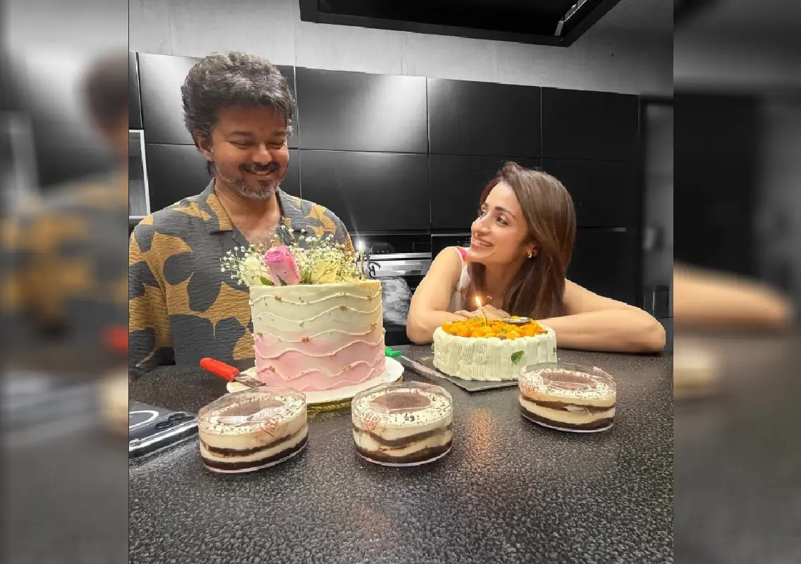 Trisha's birthday post for Vijay ends social media speculation - News Karnataka