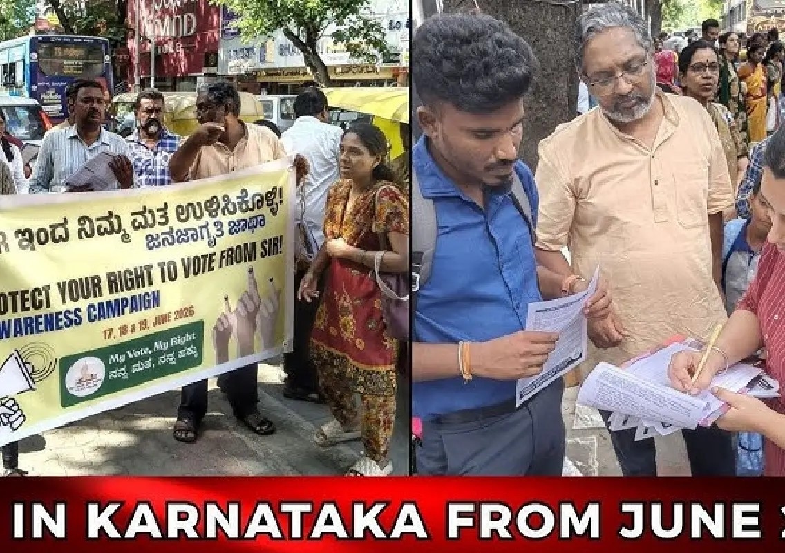 Voter rights campaign launched ahead of SIR process in Karnataka - News Karnataka
