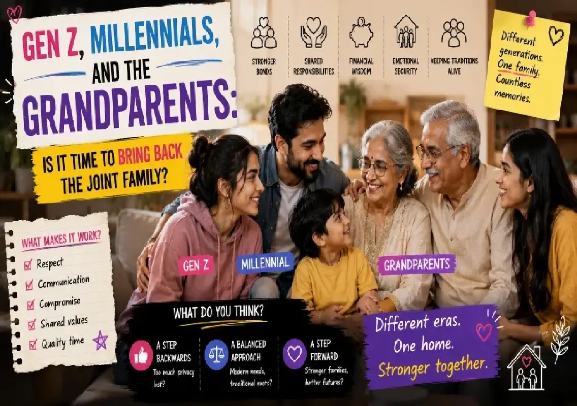 Why Gen Z and Millennials are rethinking the joint family system - News Karnataka