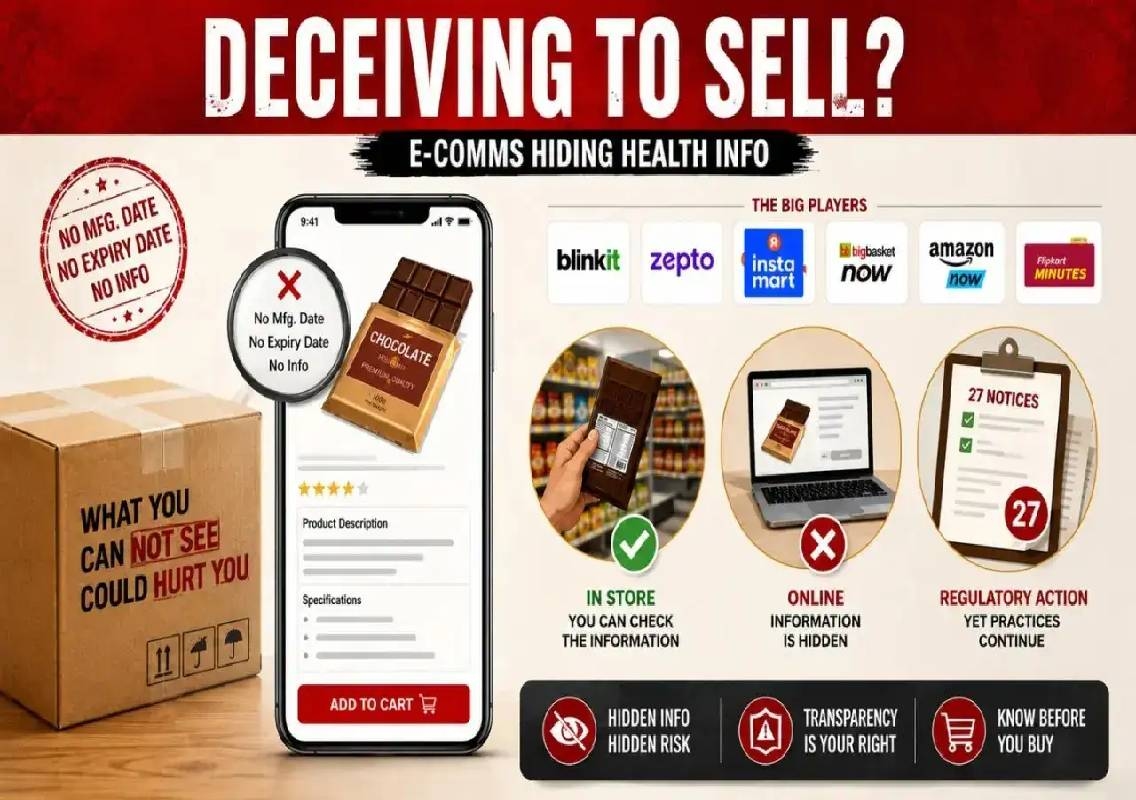 Missing expiry dates on e-commerce spark consumer concerns - News Karnataka