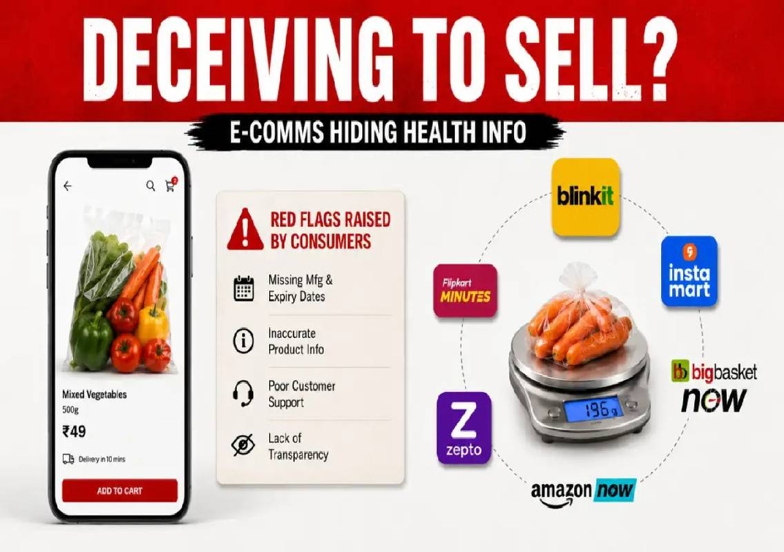 Quick commerce faces scrutiny over weight and transparency issues - News Karnataka