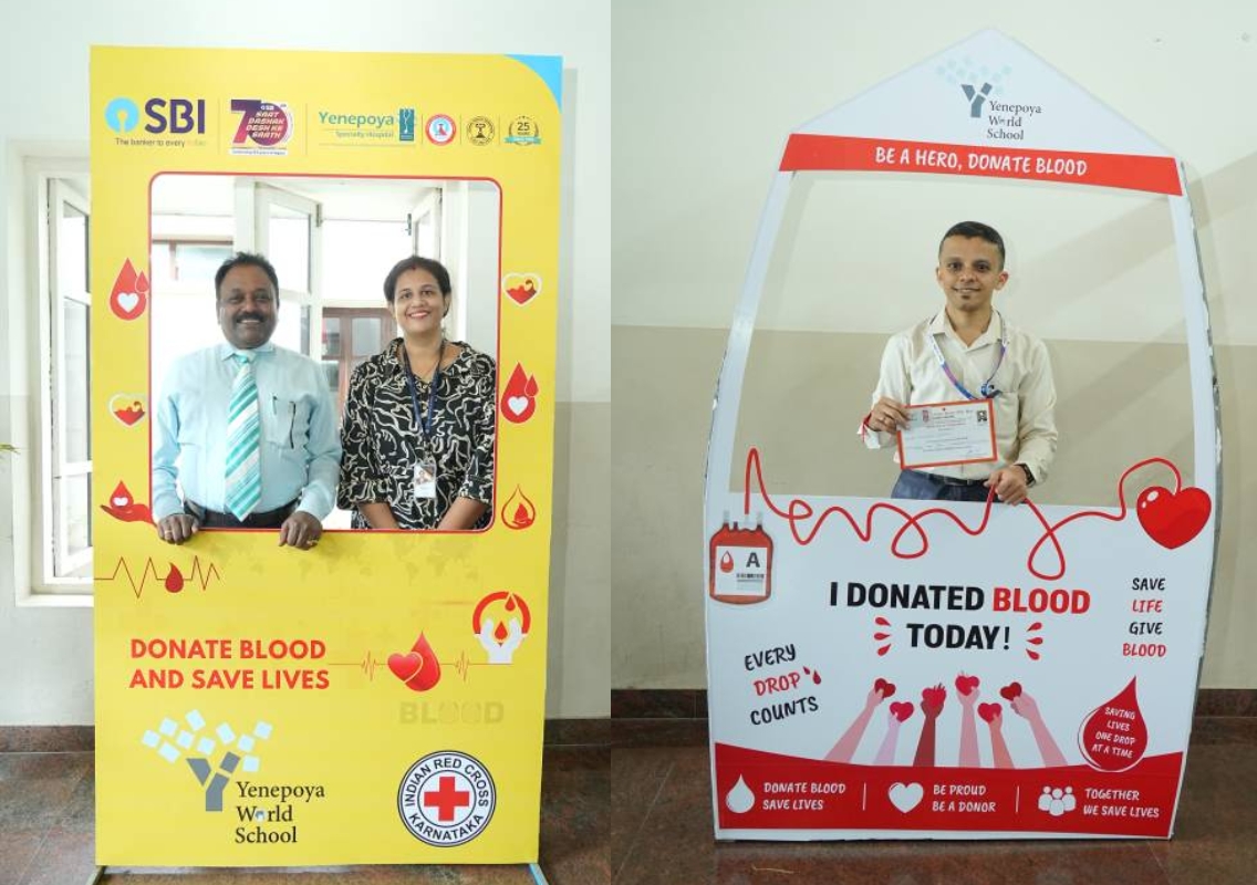 Yenepoya World School Hosts Blood Donation Camp, Promotes Community Service - News Karnataka