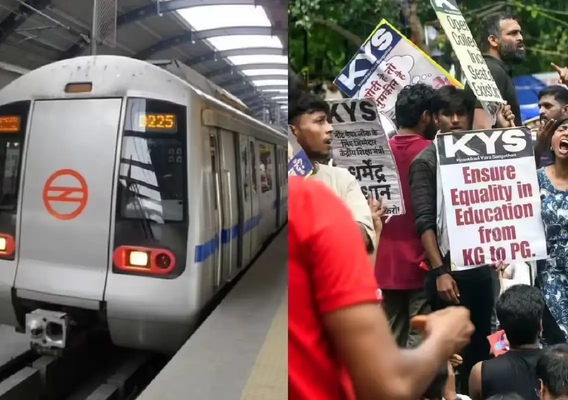 17 Delhi Metro stations remain shut for third day amid CJP protest - News Karnataka