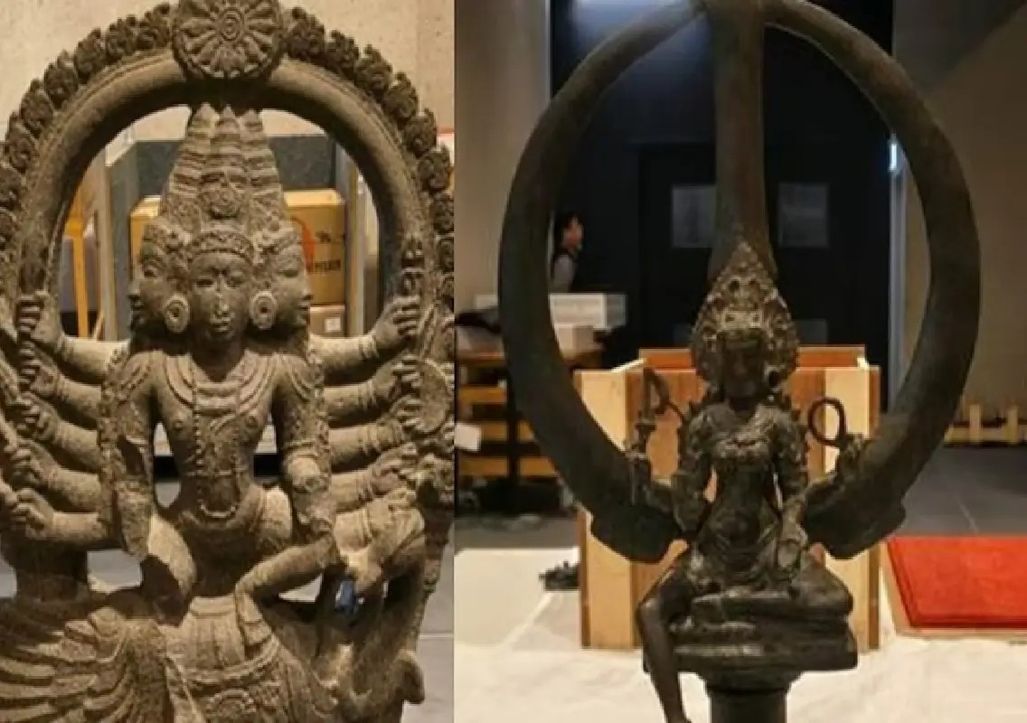 Australia returns three Chola-era antiquities to India - News Karnataka
