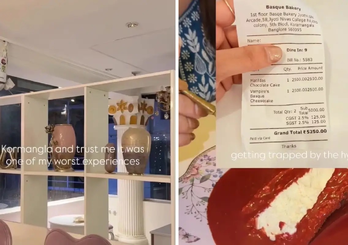Bengaluru bakery responds after influencer's ₹5,250 dessert review goes viral - News Karnataka