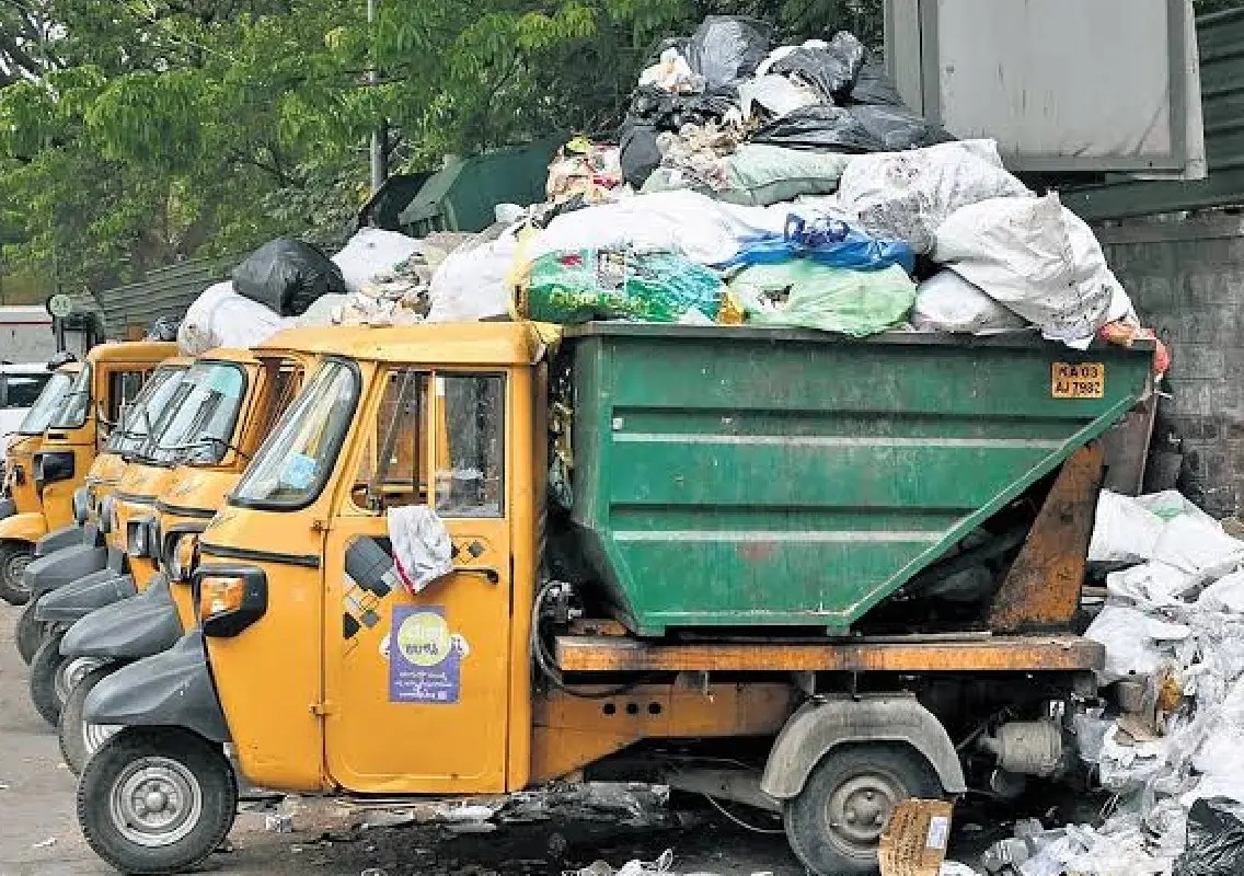 Bengaluru garbage collection hit as 5,150 auto-tippers lack GPS - News Karnataka