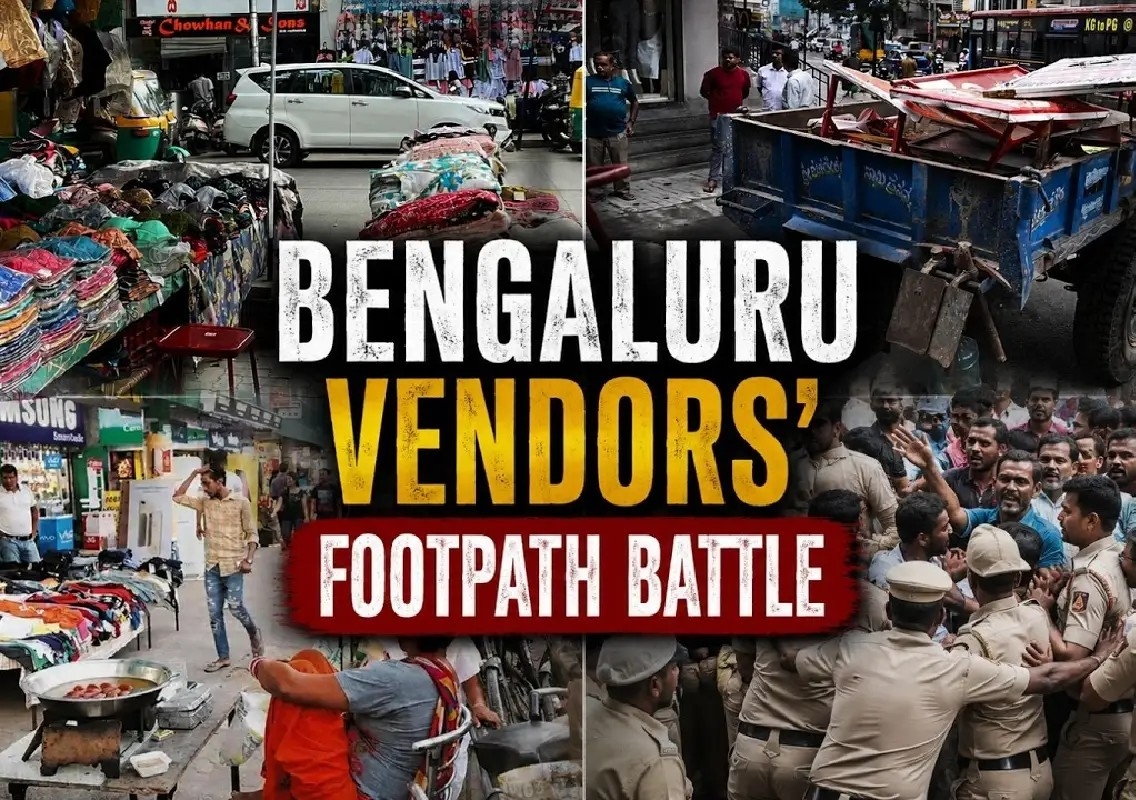 Bengaluru's street vendor surge puts footpaths and livelihoods at crossroads - News Karnataka