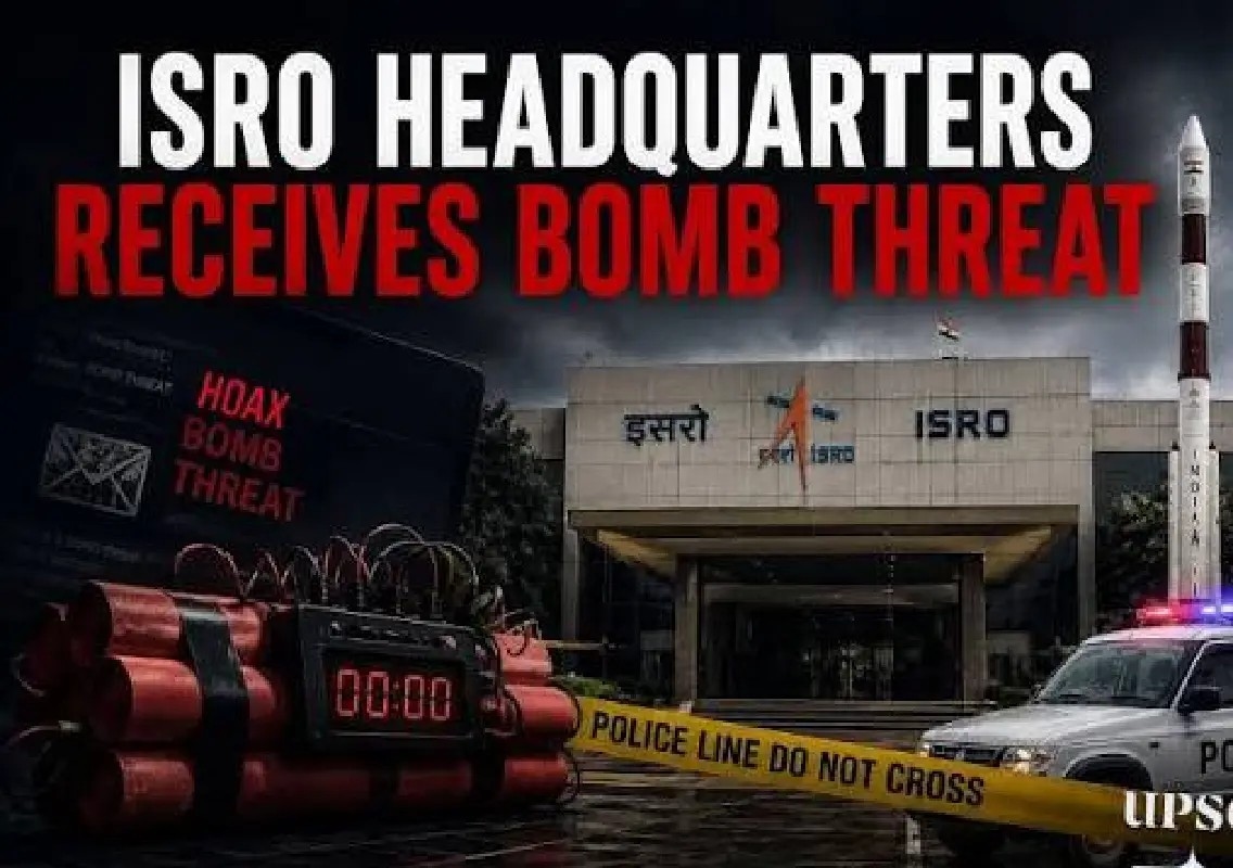 Bomb threat at ISRO HQ turns out to be hoax, police probe launched - News Karnataka