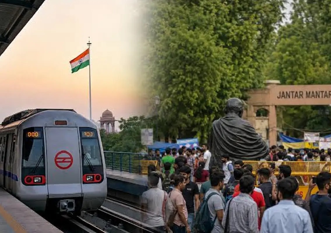 Delhi Metro fully reopens after NEET protest restrictions end - News Karnataka