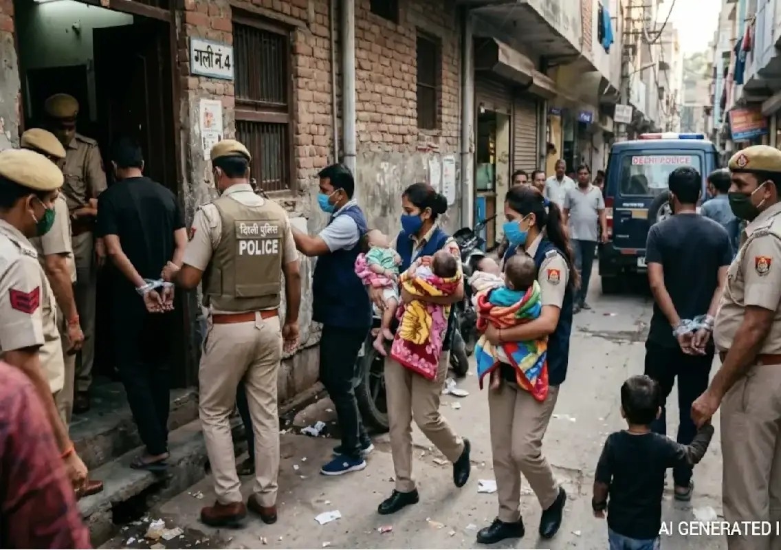 Delhi baby trafficking racket exposed, boys sold for up to ₹8 lakh - News Karnataka