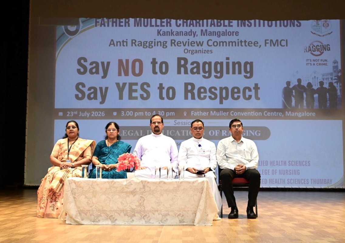 Father Muller Charitable Institutions Reinforces Zero-Tolerance Policy on Ragging - News Karnataka
