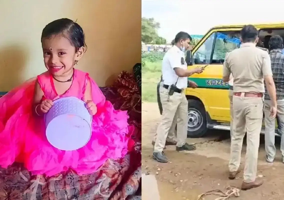Five-year-old dies after school van runs over her near Bengaluru - News Karnataka