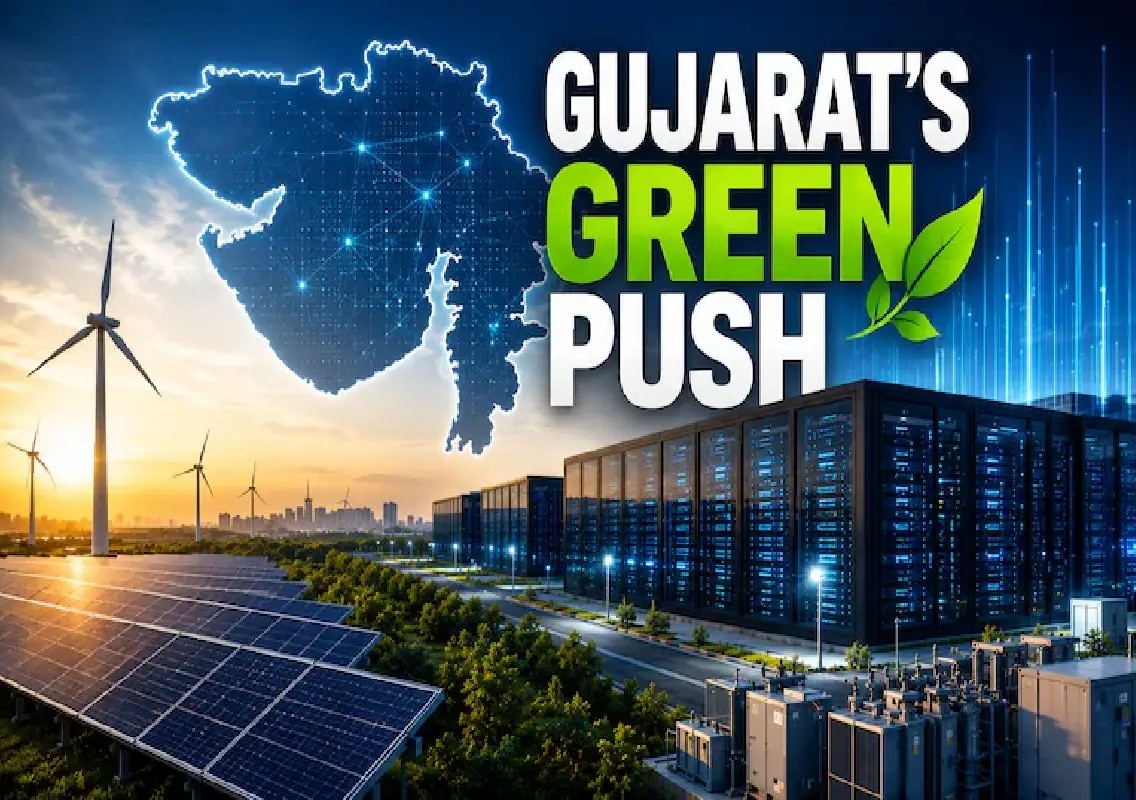Gujarat's data centre policy to accelerate India's solar power growth: Report - News Karnataka