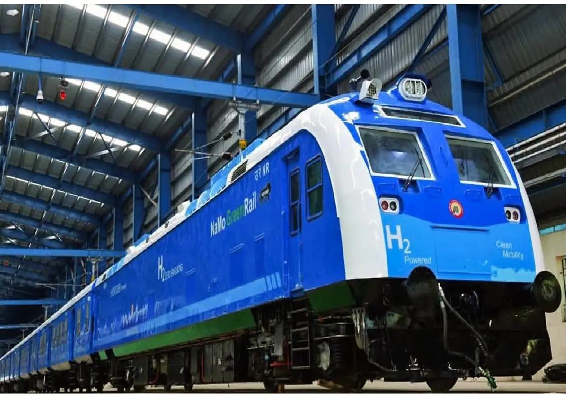India flags off first hydrogen-powered train from Haryana - News Karnataka
