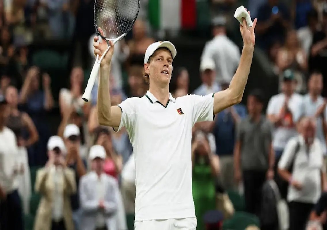 Jannik Sinner storms into fifth straight Wimbledon quarterfinal - News Karnataka