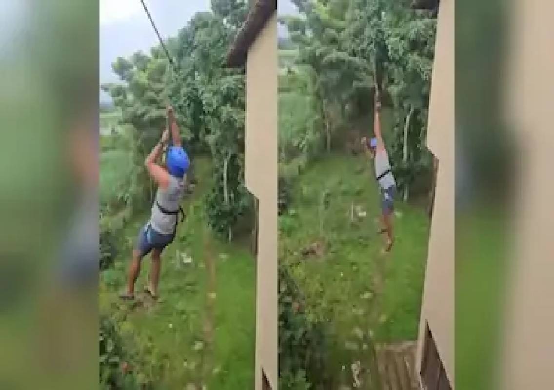 Karnataka tourist injured after 40-foot zipline fall - News Karnataka