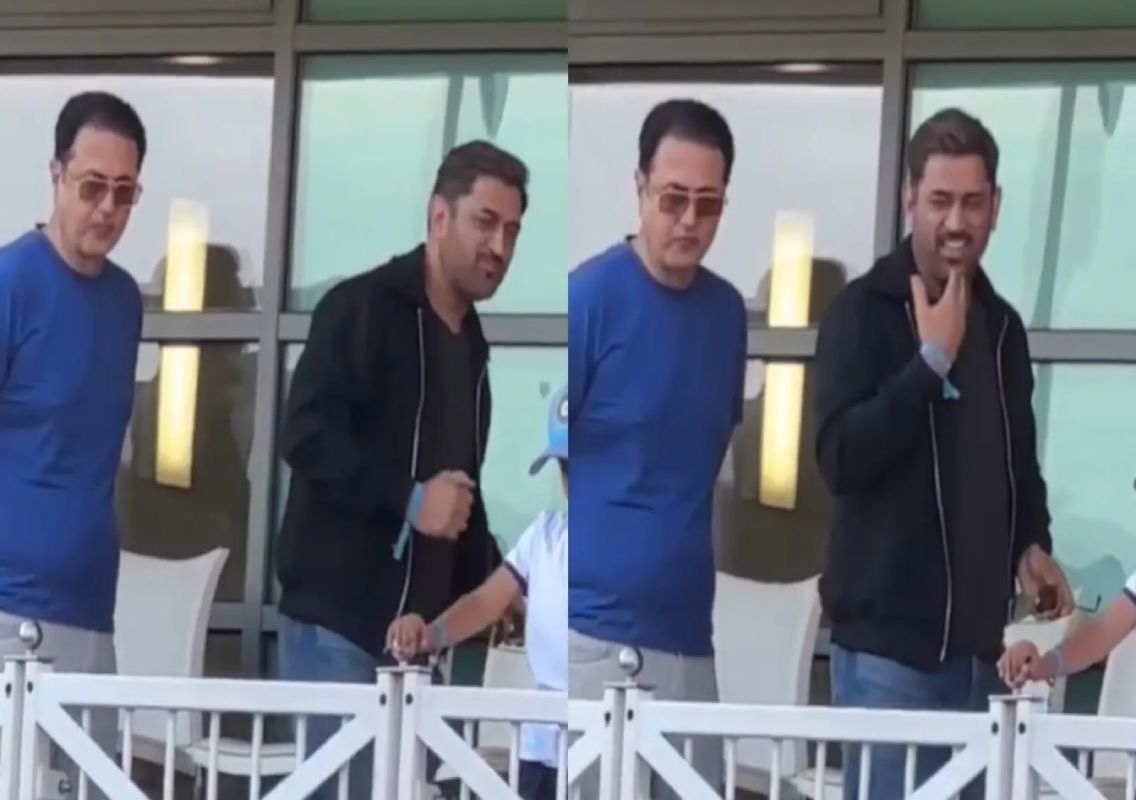 MS Dhoni’s ‘I am old’ gesture goes viral at T20I - News Karnataka