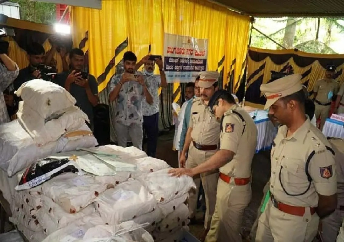 Mangaluru police destroy drugs worth Rs 82 crore in major anti-narcotics drive - News Karnataka