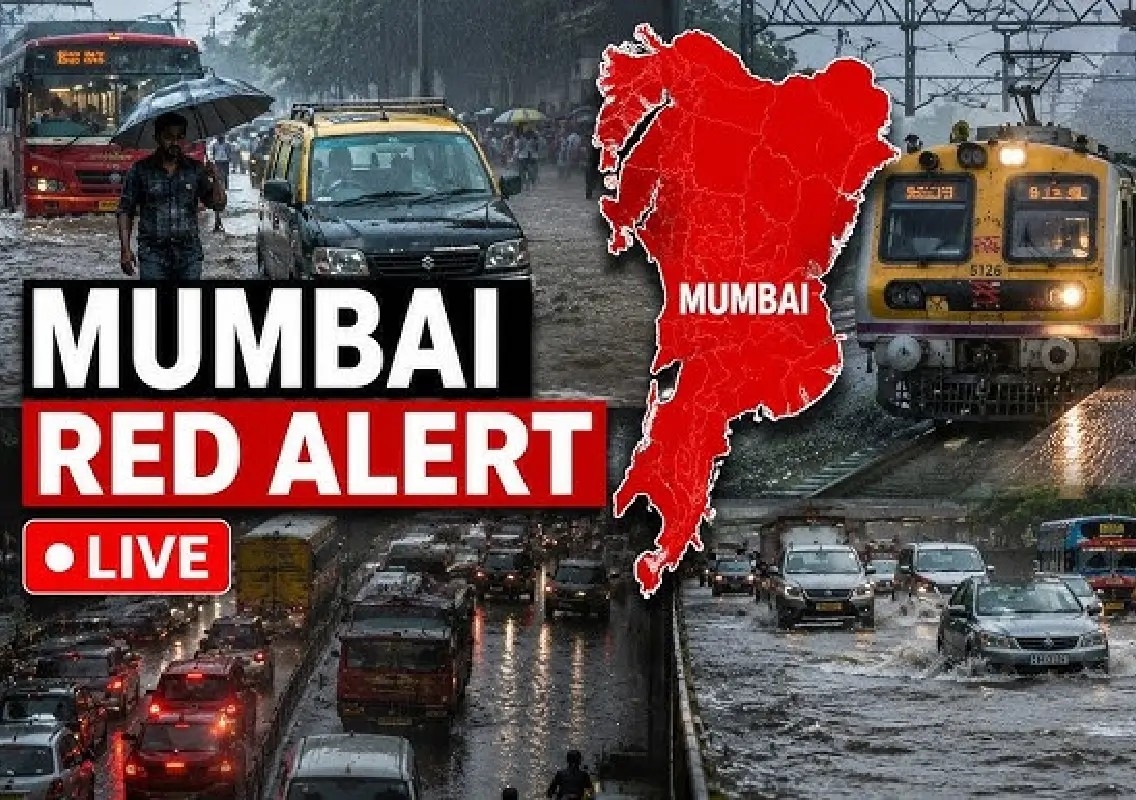 Mumbai on red alert as heavy rain batters city - News Karnataka
