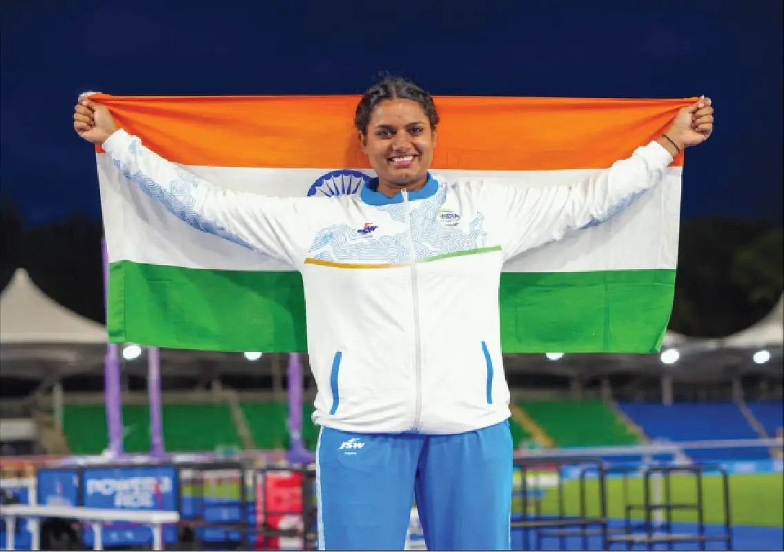 Mysuru's K.S. Shilpa wins Commonwealth Games bronze in shot put F57 - News Karnataka