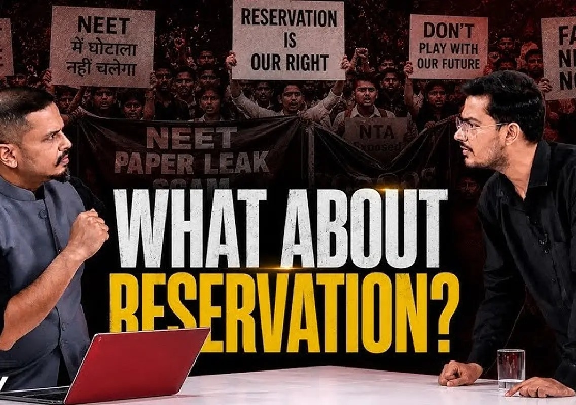 NEET debate turns heated as aspirant confronts panellists on reservation - News Karnataka