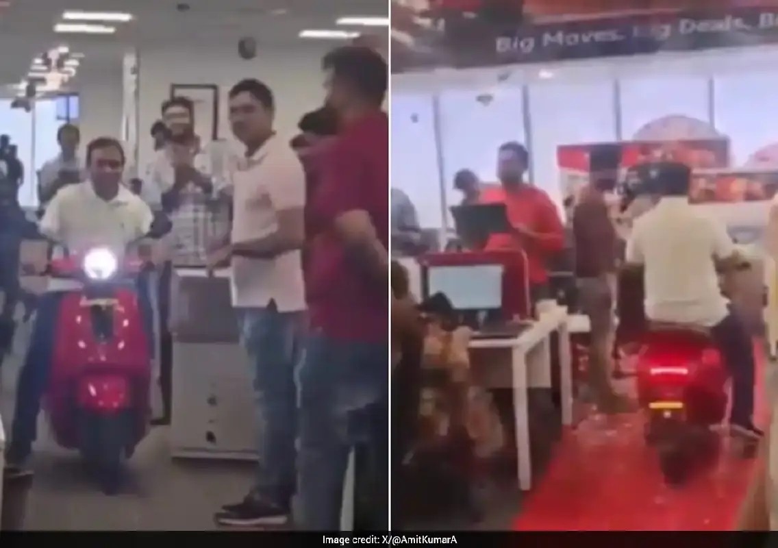 NoBroker CEO's scooter ride to reward staff wins internet's applause - News Karnataka