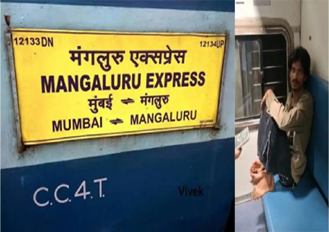 Passengers overpower knife-wielding robbery suspect on Mumbai–Mangaluru Express - News Karnataka