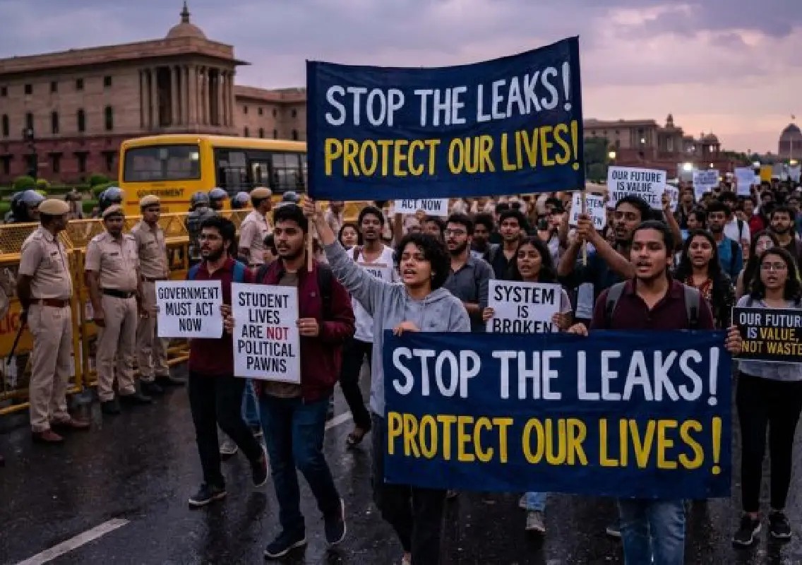 Police reconstruct protest scene as paper leak probe deepens - News Karnataka