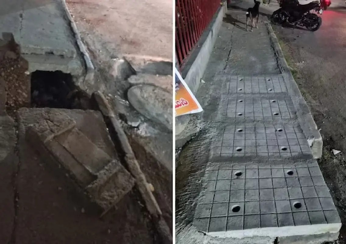 ‘Right to walk denied': Bengaluru residents protest broken footpaths - News Karnataka