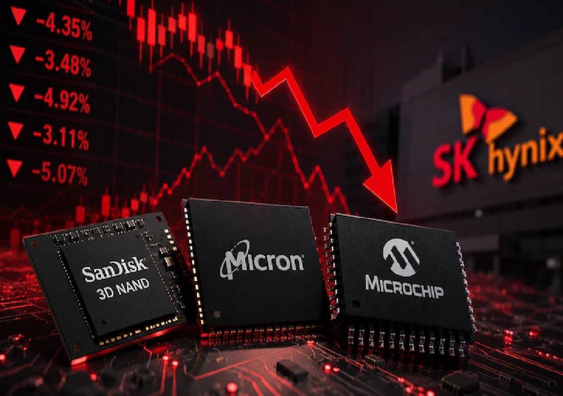 US Chip Stocks Slide As SK Hynix Debuts On Nasdaq - News Karnataka