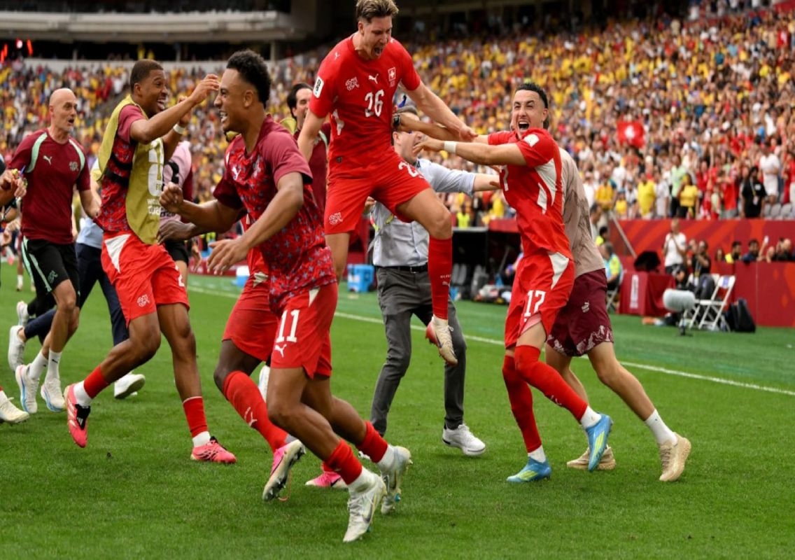 Switzerland beat Colombia to enter World Cup quarters - News Karnataka