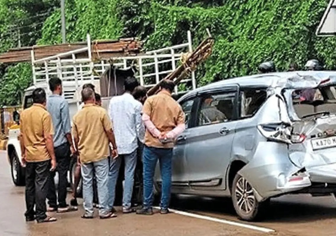 Three vehicles collide while giving way to ambulance in Bantwal - News Karnataka